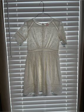 $149 Marlo White Eyelet Dress